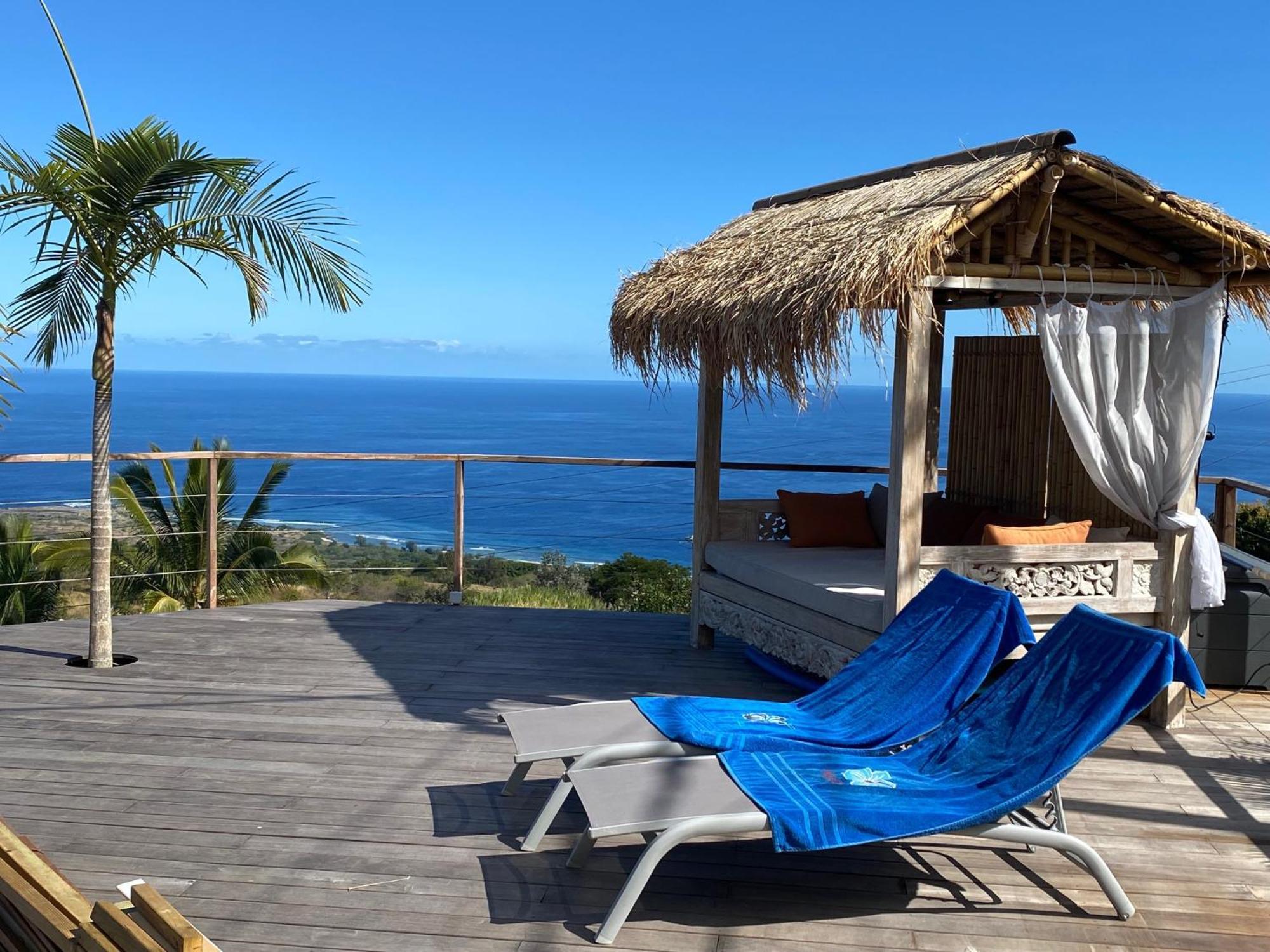La Case Aux Oiseaux - Villa Vue Mer Exceptionnelle Saint-Leu Esterno foto